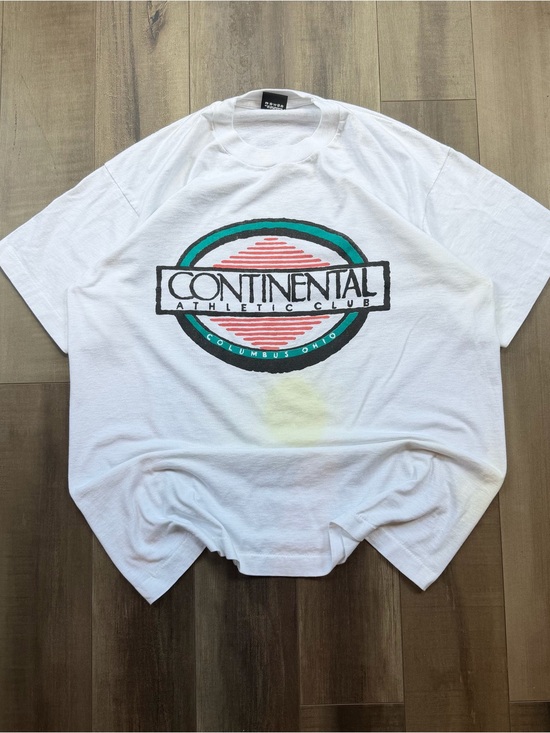 Screen Stars Other - Vintage 90s Continental Athletic Club Columbus Ohio Made in USA XL Shirt